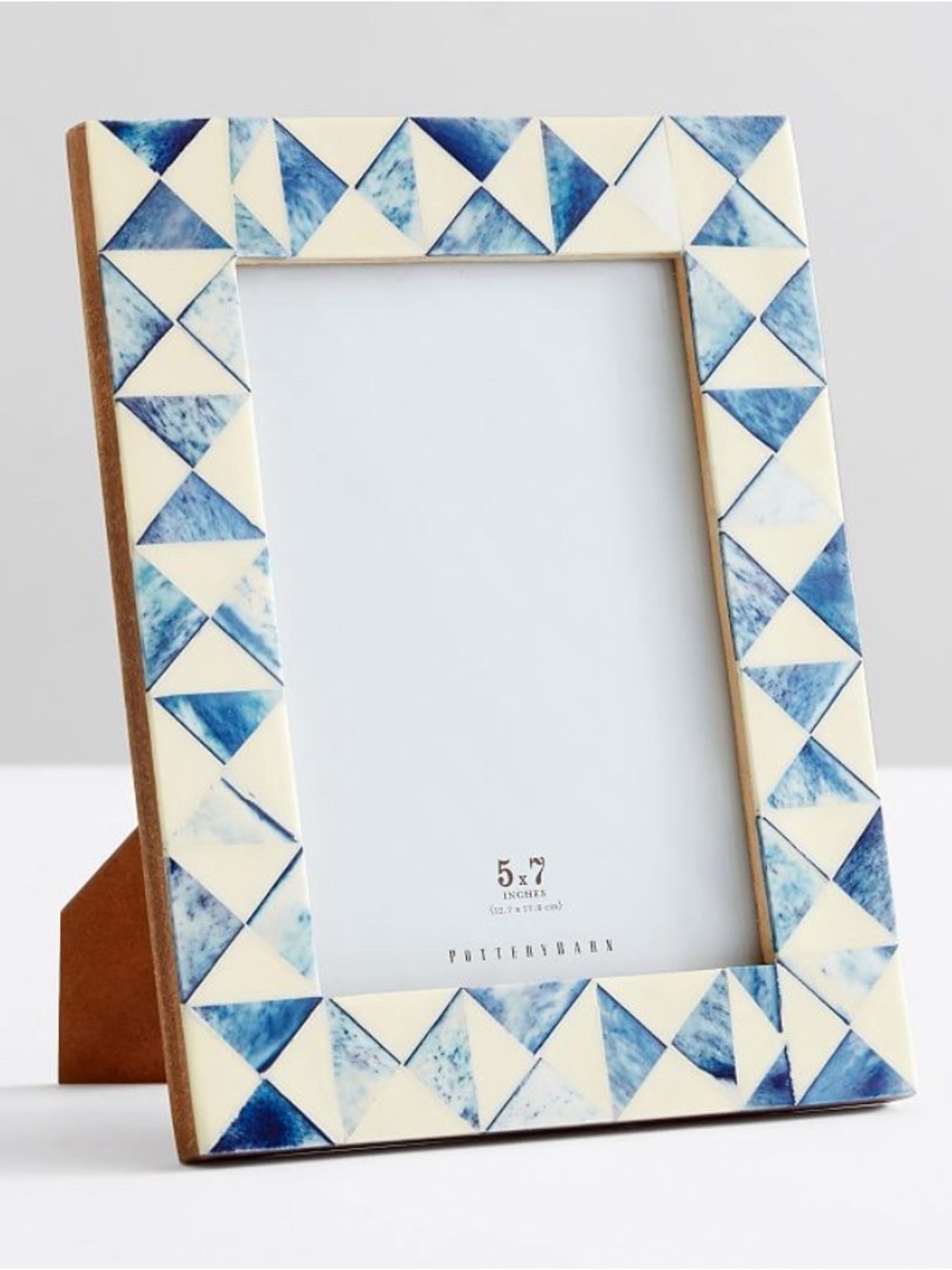 NEW Pottery Barn Bone Geometric Picture Frame